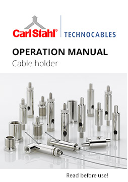 Cable holder user manual