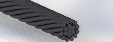 wire strand tungsten 1x19