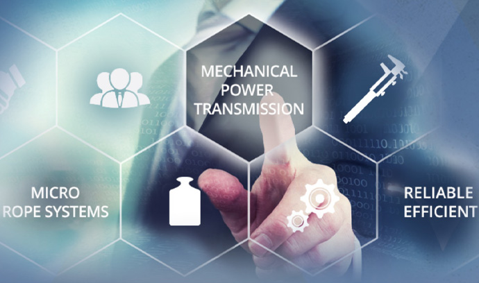 Fibre ropes for power transmission