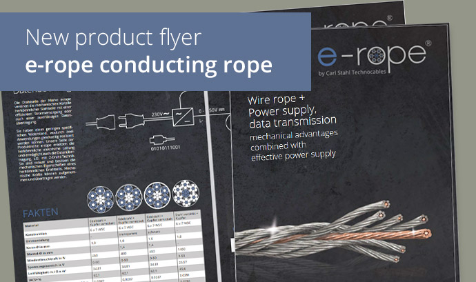 Conducting wire rope - e-rope