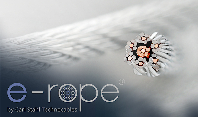e-rope conducting wire rope