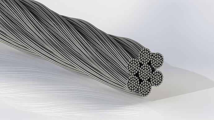 wire rope 6x37 tungsten