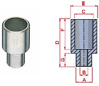 Necked hose sockets