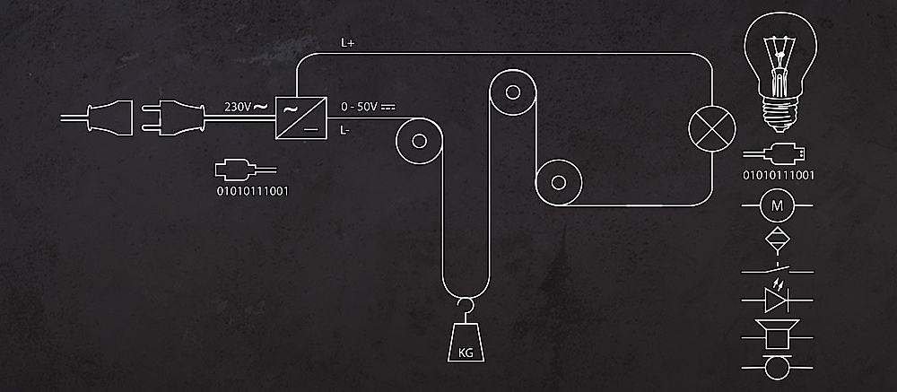 Low voltage rope