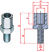 Threaded hose sockets