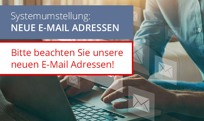 Änderung E-Mail Adressen Carl Stahl Technocables